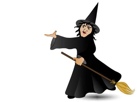 Halloween Witch With Flying Bats Stock Footage Video 100 Royalty Free