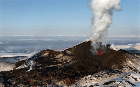 Fondos De Pantalla 2560x1600 Px Complejo Erupción Kamchatka Lava