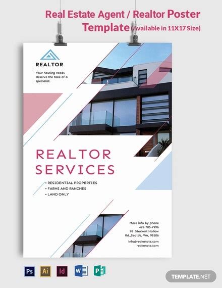 Free Real Estate Poster Psd Template Download