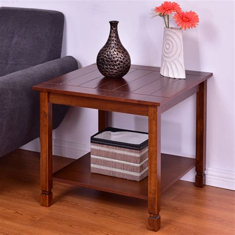 Broyhill, premier walnut dining table. Giantex Wood Side Table Living Room End Table Night Stand Coffee Table with Storage Shelf Walnut ...