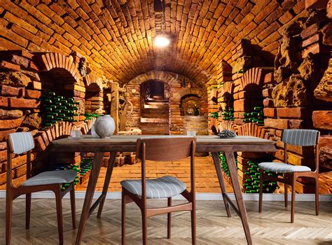 Peel And Stick Self Adhesive Wine Cellar Wallpaper Removable Etsy