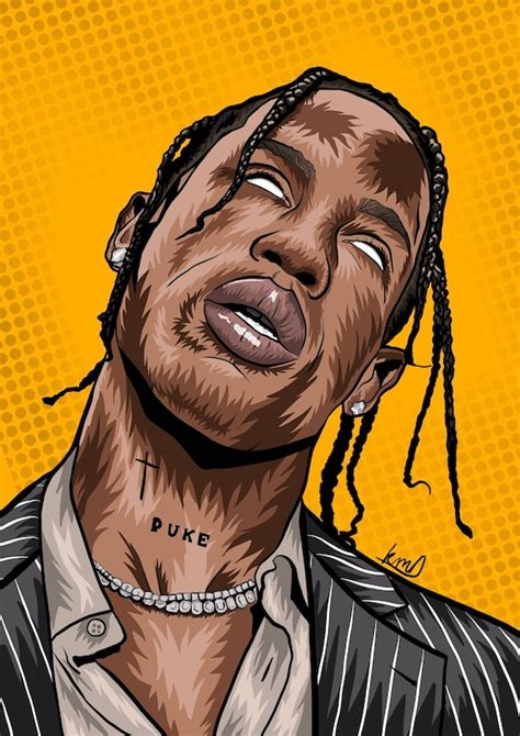 Travis Scott Art Print Etsy