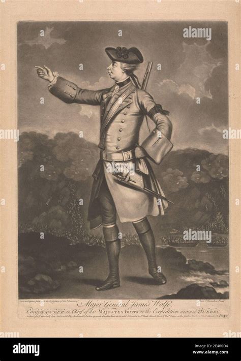 Richard Houston Ca 1721â€“1775 British Major General James Wolfe