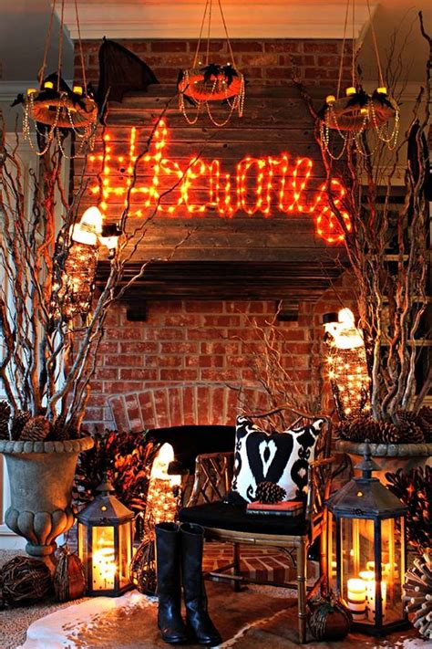 How To Decorate For Halloween Spooky Forest Living Room Halloween