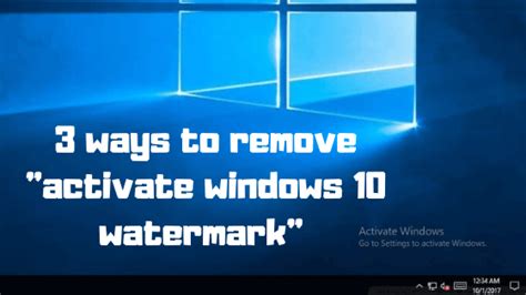 Get Rid Of Activate Windows Watermark Foopicks