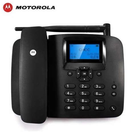 Black Motorola Fw 200l Gsm Landline Phone At Rs 2250 In New Delhi Id