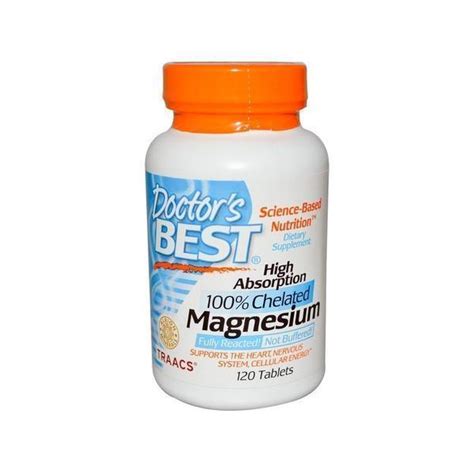 Buy Doctors Best High Absorption Magnesium 100mg 120 Tablets At