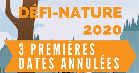 Défi Nature 2020 Les Trois Premières Dates Annulées Crte Auvergne