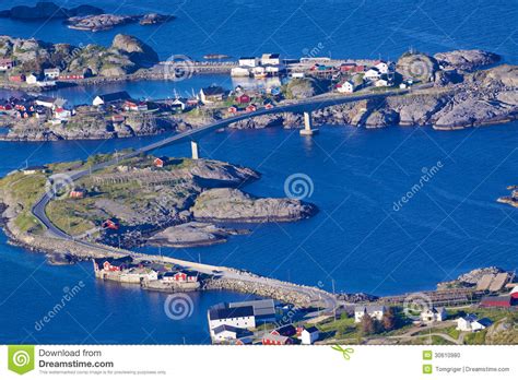Norwegian Bridges Stock Photo Image Of Coast Landscape