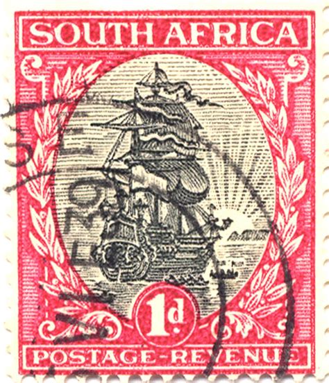 Really Elegant Ship On This South African Stamp 100 Pinterest