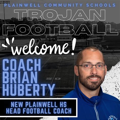 Plainwell Hires New Head Football Coach Plainwell Community Schools