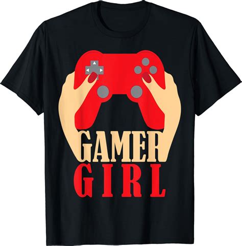 Cute Gamer Girl Video Games T Shirt Uk Clothing