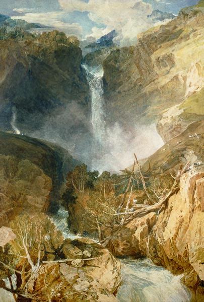The Great Falls Of The Reichenbach Joseph Mallord William Turner En