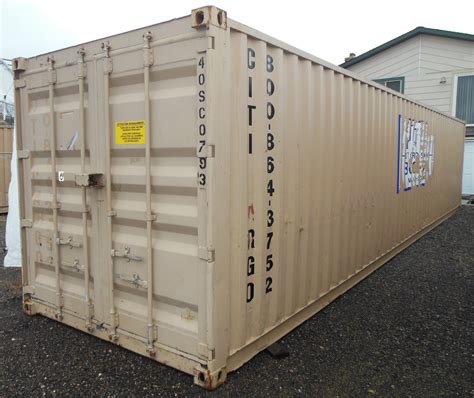 40 Steel Shipping Container Storage Box Sea Container Five 40 Ft