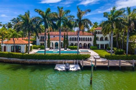 Chers Stunning La Gorce Island Mansion Top Ten Real Estate Deals