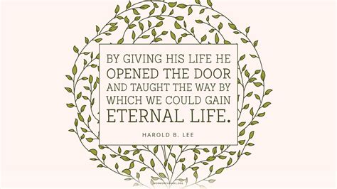 He chooses to give man the benefit of his power, which encompasses. Daily Quote: Eternal Life | Daily quotes, Sunday quotes, Lds