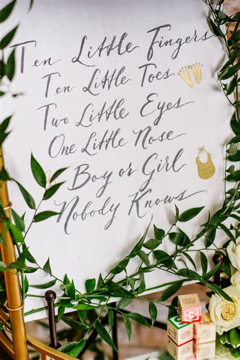 Baby shower poems is a wonderful idea to express deep emotions in invitations, thank you cards and favors. Elegant gender neutral baby shower | Baby shower ideas ...