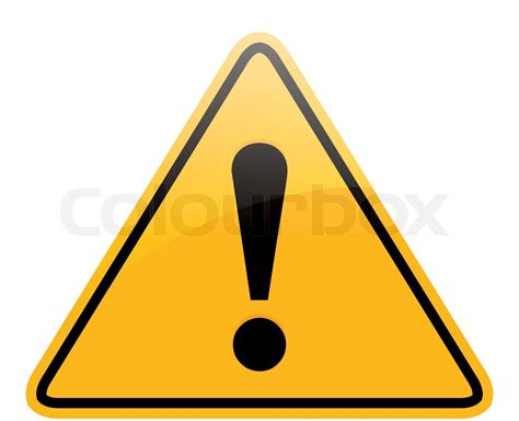 Danger Sign Stock Vector Colourbox