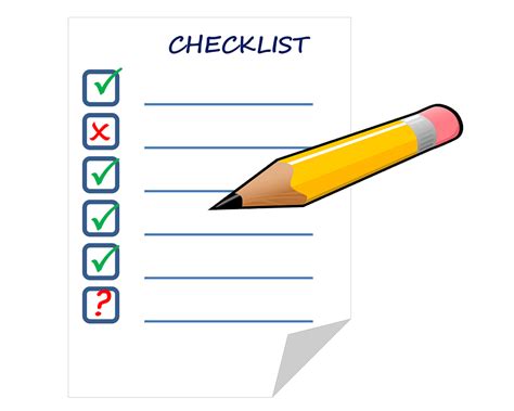Checklist List Check · Free Image On Pixabay