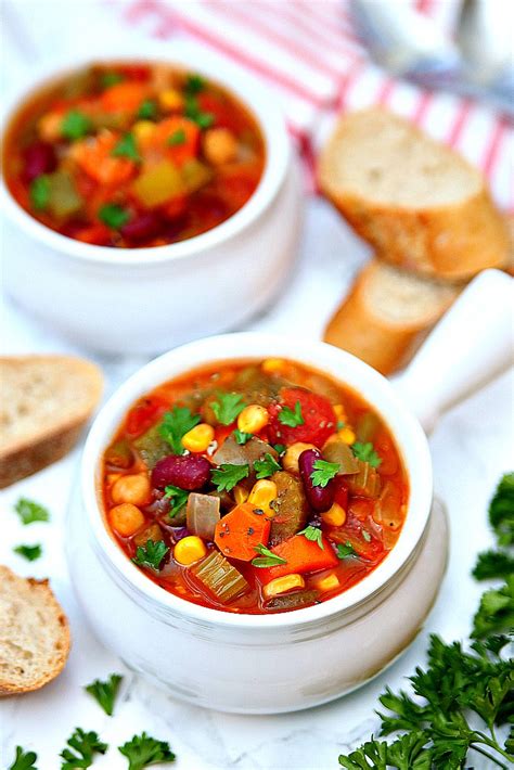 The Best Vegetable Soup Recipe Kara Creates