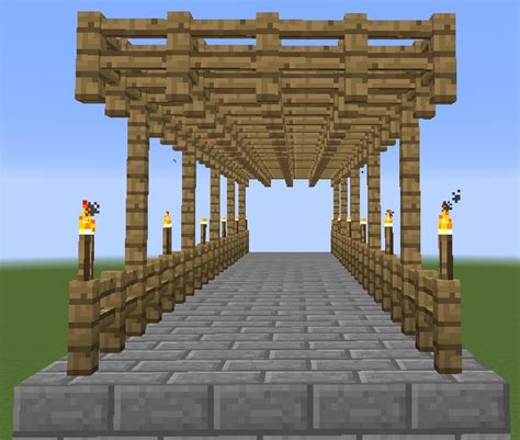 Covered Stone Arch Bridge Minecraft Map