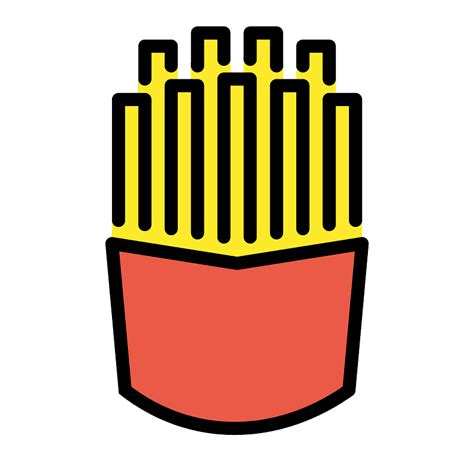 French Fries Emoji Clipart Free Download Transparent Png Creazilla