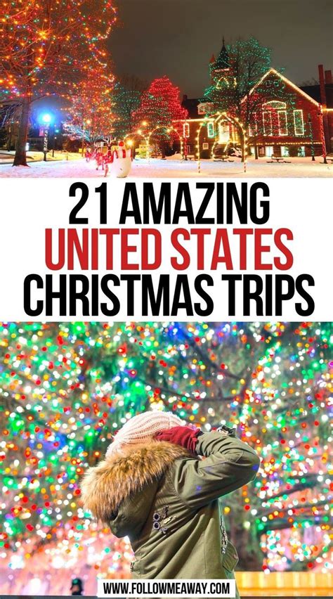 21 Amazing United States Christmas Trips Best Christmas Vacations Christmas Destinations
