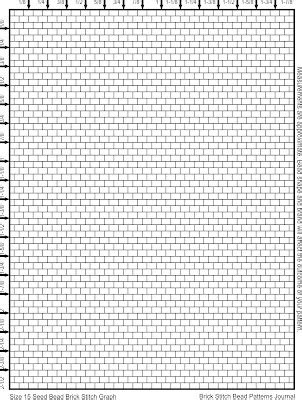 Brick Stitch Bead Patterns Journal Size Seed Bead Brick Stitch