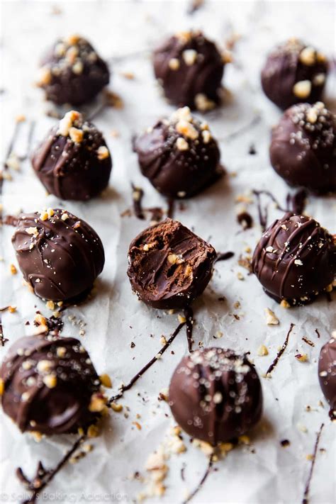 Chocolate Hazelnut Crunch Truffles Sallys Baking Addiction
