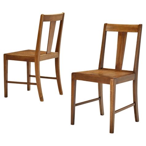 Dutch Dining Chairs In Oak For Sale At 1stdibs