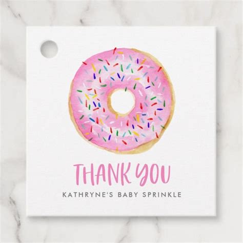 Watercolor Sprinkle Donuts Collection Baby Sprinkle Baby Girl