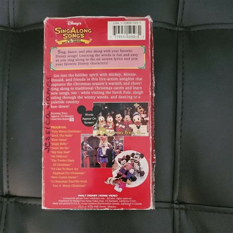 Disney’s Sing Along Songs The Twelve Days Of Christmas Volume 12 Home Video 717951525031 Ebay