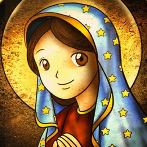 Virgen De Guadalupe Virgen María Dibujo Virgen Caricatura Imágenes Religiosas