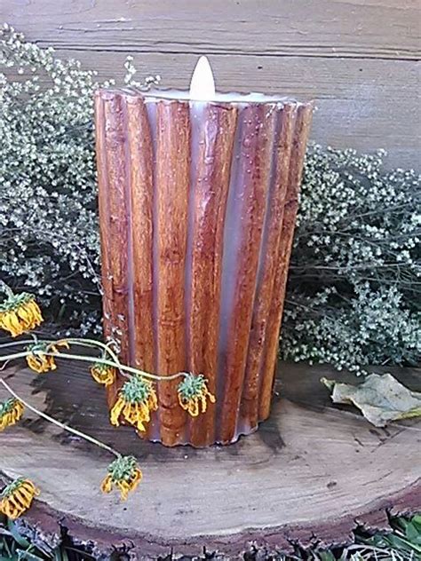 Luminara Flameless Cinnamon Stick Candles Will Add A Woodsy Feel To