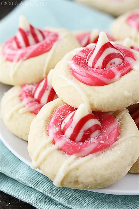 Hershey Kiss Christmas Cookies Recipe Thumbprint Hershey Kiss Cookies