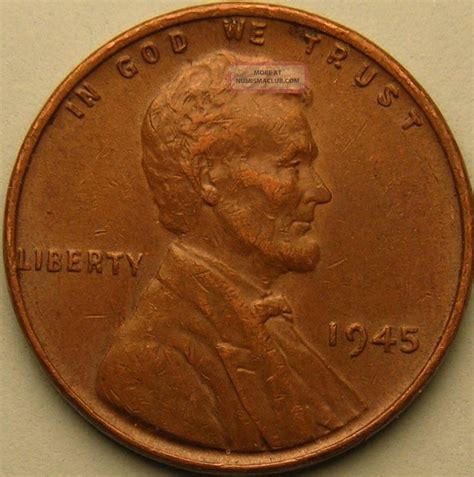 1945 P Lincoln Wheat Penny, Ae 234