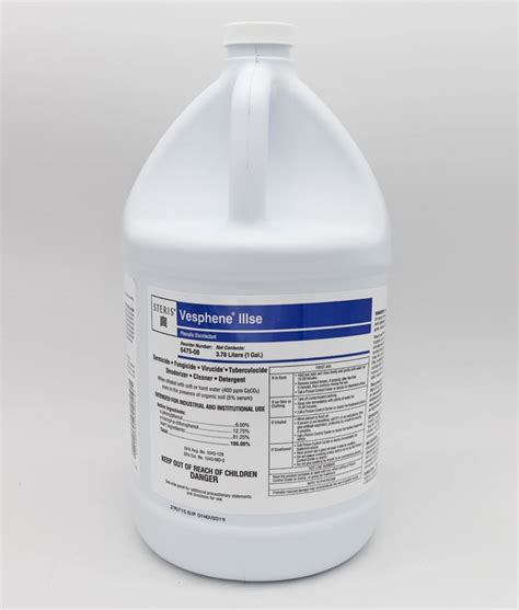 Steris Vesphene Iii Se Disinfectant Cleaner 1 Gallonfacility Safety