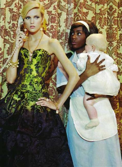 Racist Editorials Vogue Italia Stereotypes A Black Woman As A Maid