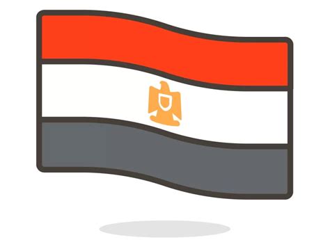 Egypt Flag Emoji Icon Png Vector In Svg Pdf Ai Cdr Format