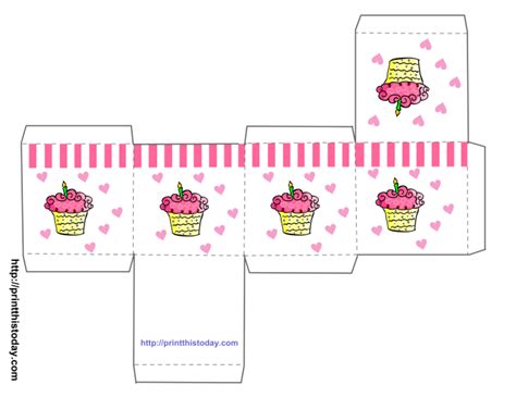 Don't forget, you can add digital stamps to templates and this is a quick way add decoration to the finished item. Cupcake Boxes: 40 DIY Ideas to Package Your Cupcakes ...