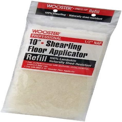 Wooster Brush Rr612 10 Shearling Floor Applicator Refill 12 Inch Nap