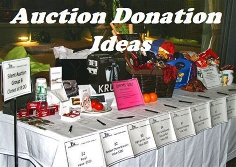49 Best Silent Auction Table And Display Ideas Images On Pinterest