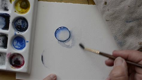 A Beginners Guide To Painting Water Drops In Watercolor Paint With
