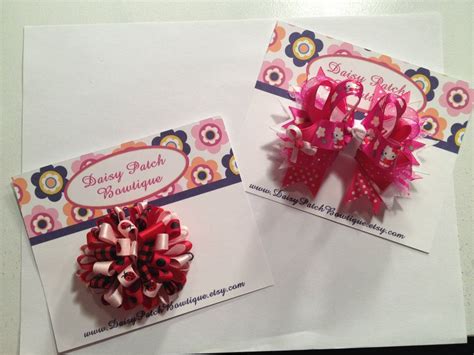 You do not have to order thousands of display cards from a large printer or manufacturer, however. Hairbow Display Cards | Display cards, Crafts, Cards