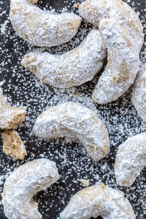 Easy Pecan Crescent Cookies Recipe Momsdish Crescent Cookies