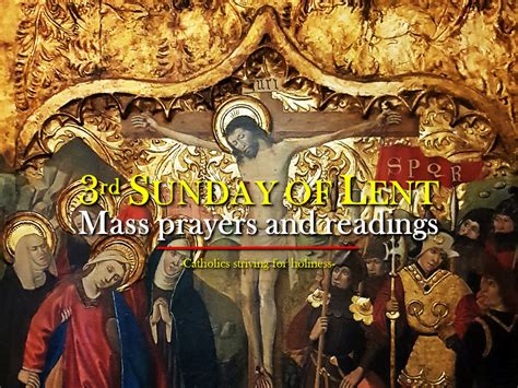 St Sunday Of Lent Year B Mass Prayers And Readings Catholics My XXX