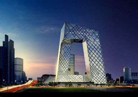 Central China Tv Beijing Building Oma Headquarters E Architect