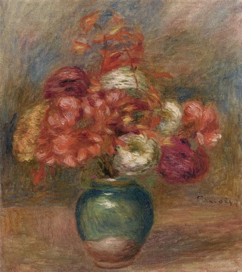 Pierre Auguste Renoir Roses From Wargemont 1885 Tuttart