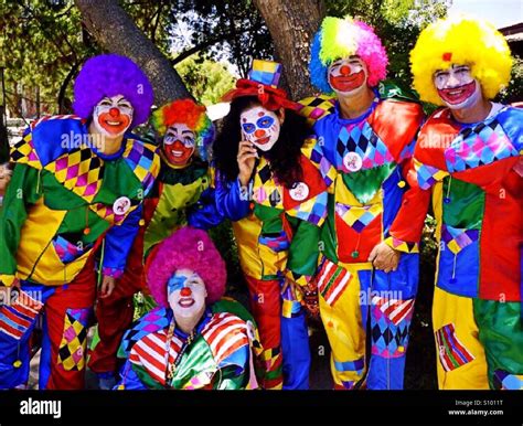 Six Clowns Hi Res Stock Photography And Images Alamy