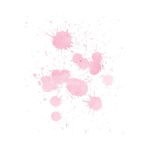 Abstract Pink Watercolor Paint Brush Splash And Splatter 10843605